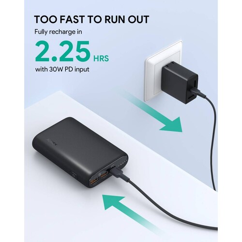 Aukey Power Bank PB Y40 15000 mAh 30W Quick Charge 30