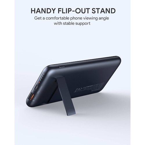 Batería Portátil Wireless Aukey 10000mAh 18W USB A C PB WL02