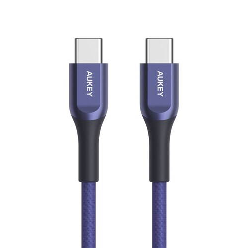 Cable Aukey Kevlar USB C a USB C 12M Azul CB AKC3