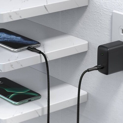 Cable Aukey Kevlar USB C a Lightning 2M CB AKL4