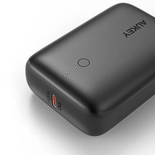 Batería Portátil Mini Aukey 10000 225W USB A USB C PB N83S