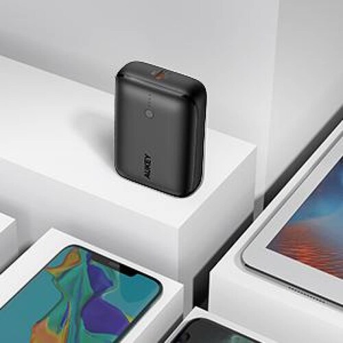 Batería Portátil Mini Aukey 10000 225W USB A USB C PB N83S