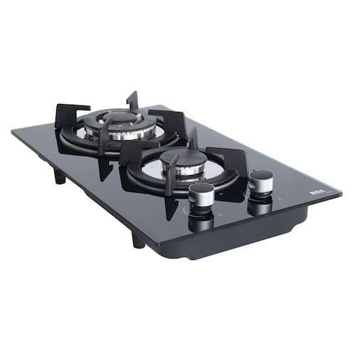Parrilla a Gas LP/Nat Cristal Templado DISA Home 2 Quemadores PAEMC-2