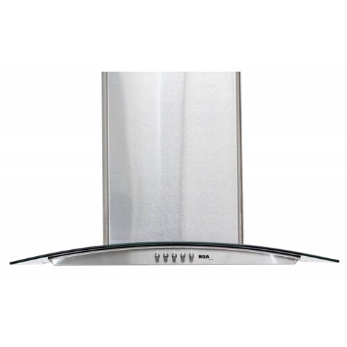 Combo DISA Home Parrilla a Gas 5 Quemadores Acero Inox, Campana Cristal 60 cm y Horno a Gas LP para Empotrar 60 cm Acero Inox.