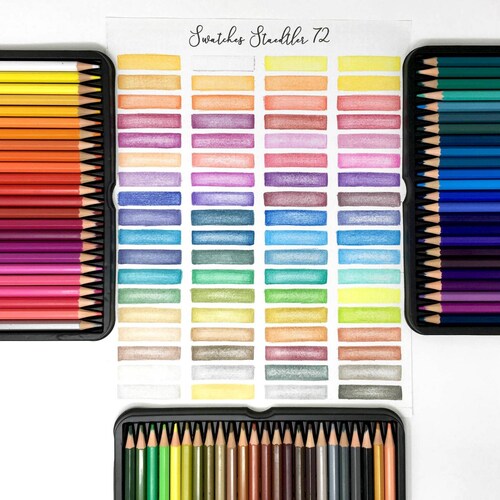 Estuche Metálico de 72 Colores de Madeara y Sacapuntas Metálico 