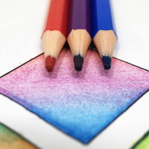 Estuche Metálico de 72 Colores de Madeara y Sacapuntas Metálico 