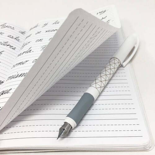 Libreta Lettering con Pluma Fuente y dos Cartuchos de Tinta 