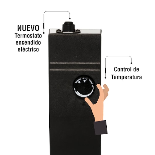 Boiler de paso gas lp 4.5l 1.5 servicios encendido electrico kalotron 