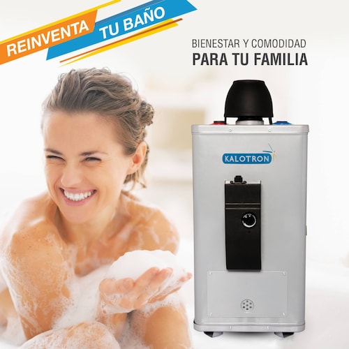 Boiler de paso gas lp 4.5l 1.5 servicios encendido electrico kalotron 