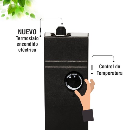 Boiler deposito gas natural 40l 1.5 servicios encendido electrico kalotron 