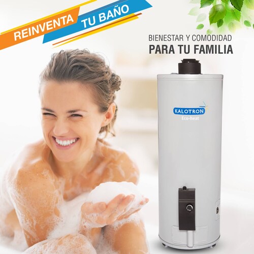 Boiler deposito gas natural 40l 1.5 servicios encendido electrico kalotron 