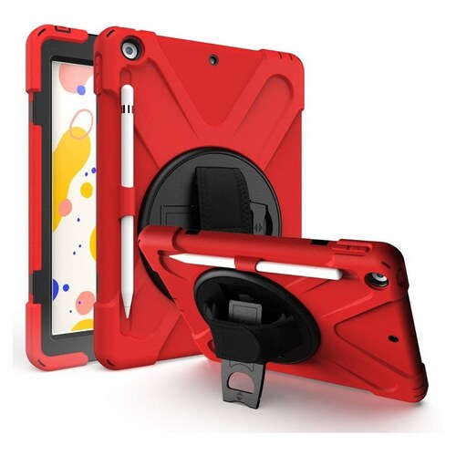 Funda Teknet para iPad 9 102 Case Correa Rudo 9ª 8ª Gen 9 8
