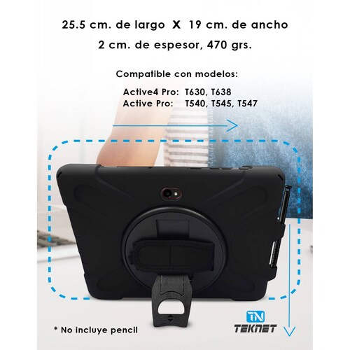 Funda Correa para Samsung Galaxy Tab Active 4 Pro 101