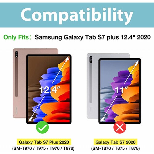 Funda Teclado Bluetooth Para Samsung Galaxy Tab S8+ X800