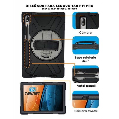 Funda Correa para Lenovo P11 Pro de 112 2 Gen Uso Rudo