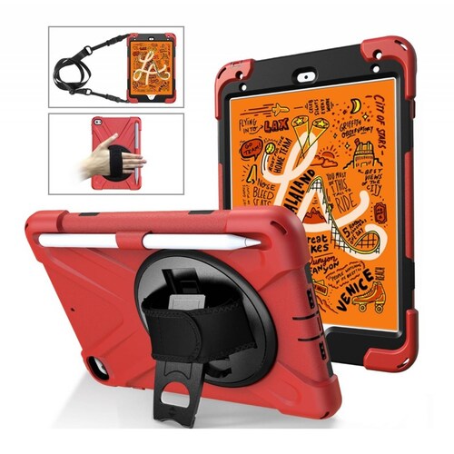 Teknet Funda Correa Uso Rudo  Para iPad Mini 5 Mini 4