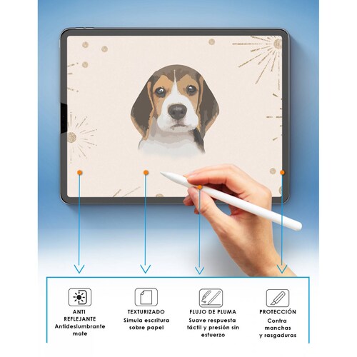 Protector pantalla mate para iPad pro 11 Dibujo Paper 2Pack
