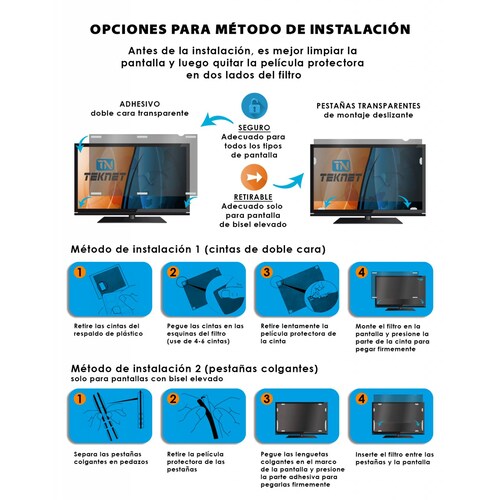 Pantalla Filtro Anti Espia Privacidad Monitor Lap Mac PC 27 Pulg 