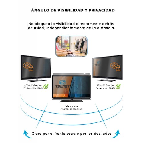 Pantalla Filtro Anti Espia Privacidad Monitor Lap Mac PC 27 Pulg 