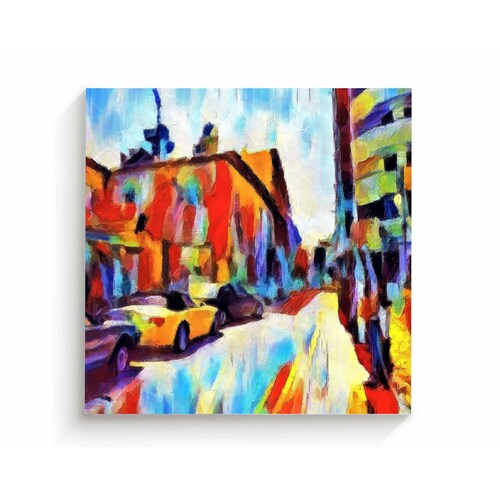 Cuadro Decorativo Canvas Calle en Europa 50x50