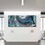 Cuadro Decorativo Canvas Granito Azul Impreso 150x50