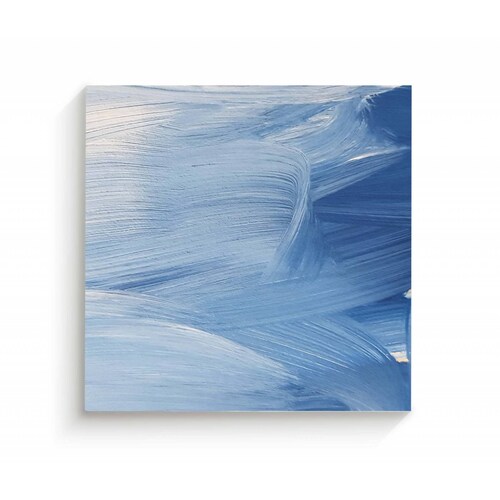Cuadro Decorativo Canvas Arte contemporáneo azul 100x100