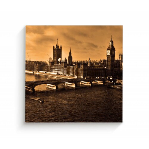 Cuadro Decorativo Canvas Westminster, Londres 100x100