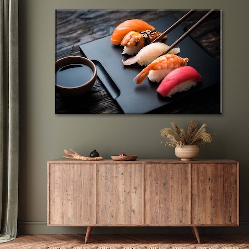 Cuadro Decorativo Canvas Sashimi  135x90