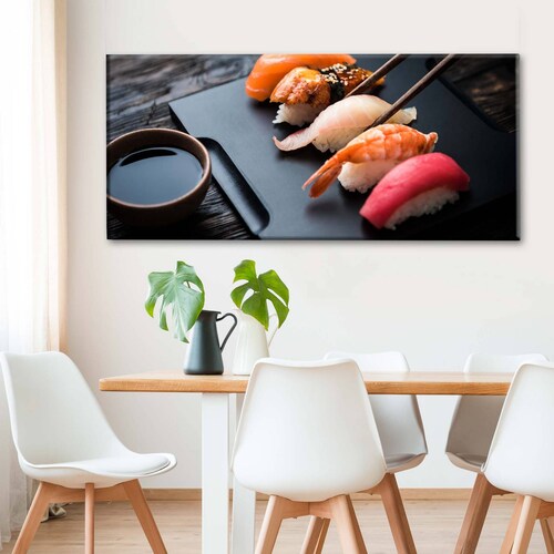 Cuadro Decorativo Canvas Sashimi  100x50