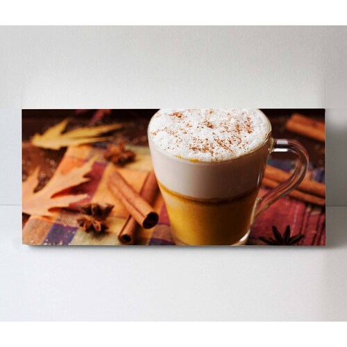 Cuadro Decorativo Canvas Bebida caliente de otoño 100x50