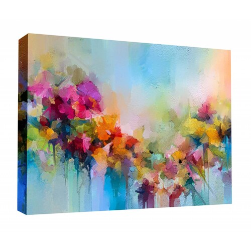 Cuadro Decorativo Canvas Flores de primavera óleo 180x120