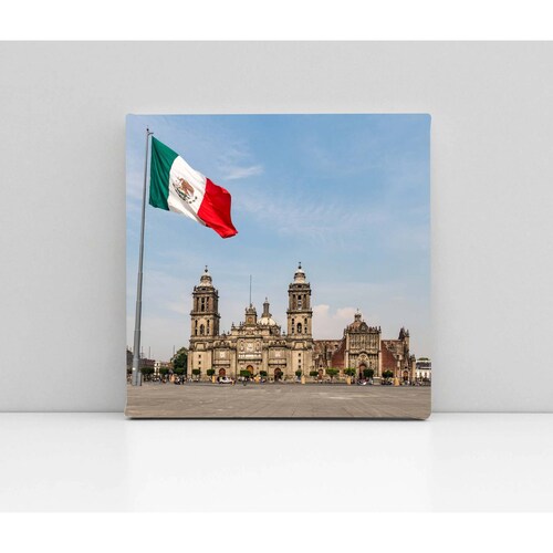 Cuadro Decorativo Canvas Zocalo, Ciudad de México 30x30