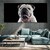 Cuadro Decorativo Canvas Retrato Bulldog inglés 80x40