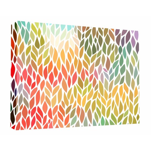 Cuadro Decorativo Canvas Hojas de colores 150x100