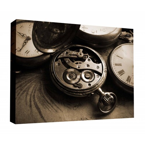 Cuadro Decorativo Canvas Engranaje reloj antiguo 105x70