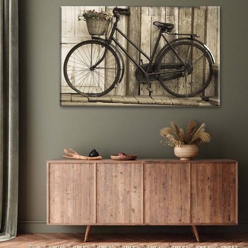 Cuadro Decorativo Canvas Bicicleta Vintage 45x30