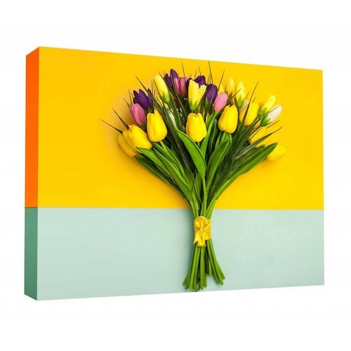 Cuadro Decorativo Canvas Flores de verano 45x30