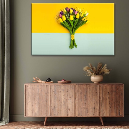 Cuadro Decorativo Canvas Flores de verano 45x30