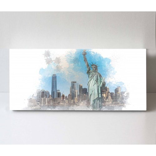 Cuadro Decorativo Canvas Estatua de la Libertad 160x80