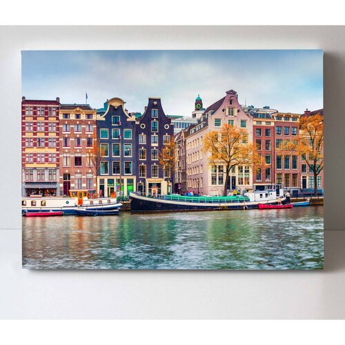Cuadro Decorativo Canvas Paisaje, Amsterdam 45x30