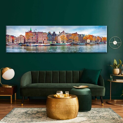 Cuadro Decorativo Canvas Paisaje, Amsterdam 120x60