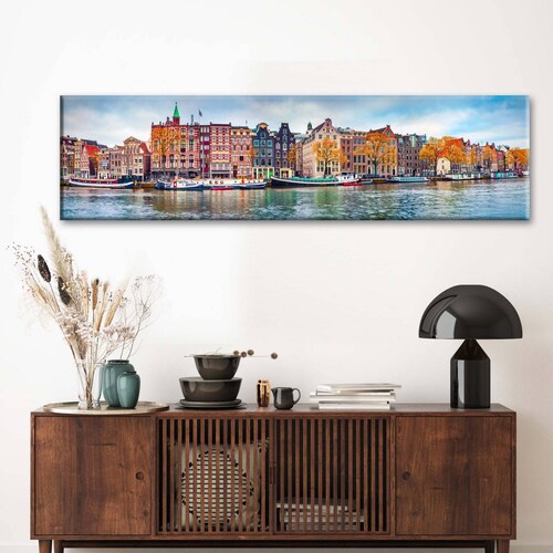 Cuadro Decorativo Canvas Paisaje, Amsterdam 120x60