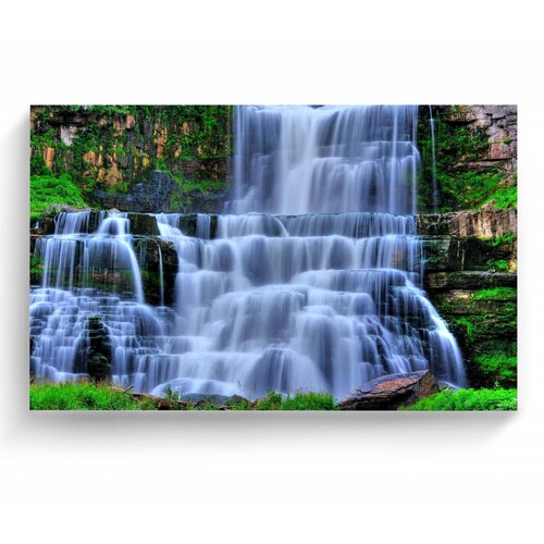 Cuadro Decorativo Canvas Paisaje cascada, Dubai 180x120