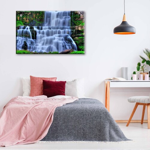 Cuadro Decorativo Canvas Paisaje cascada, Dubai 180x120