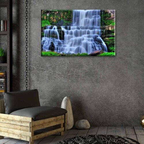 Cuadro Decorativo Canvas Paisaje cascada, Dubai 180x120