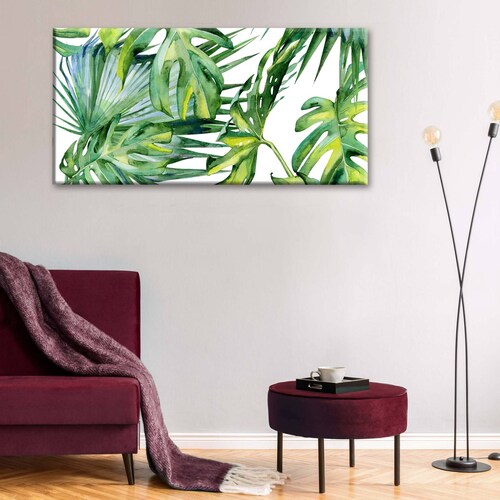 Cuadro Decorativo Canvas Jungla tropical 120x60