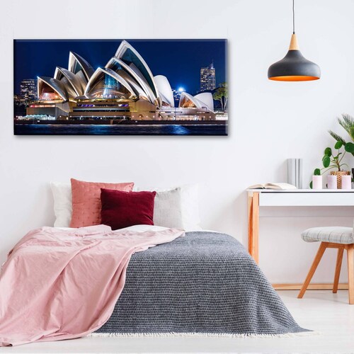 Cuadro Decorativo Canvas Casa de Ópera de Sydney 100x50