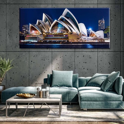 Cuadro Decorativo Canvas Casa de Ópera de Sydney 100x50