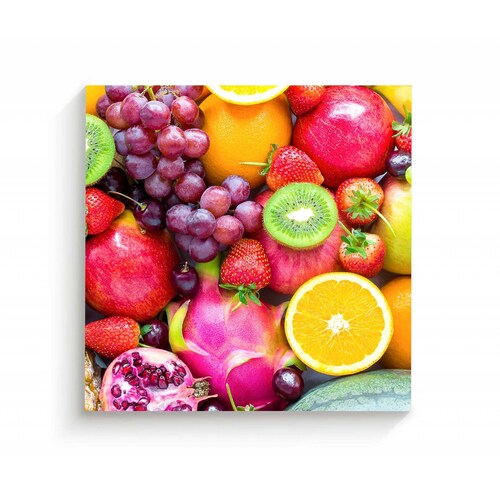 Cuadro Decorativo Canvas Frutas frescas 70x70