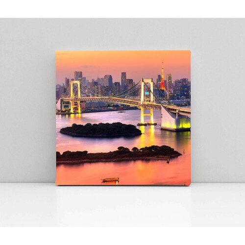 Cuadro Decorativo Canvas Puente de Tokio, Japón 100x100